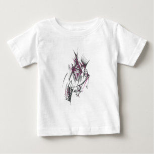 Electric Colourful Abstract Tribal Tattoo Art Baby T-Shirt
