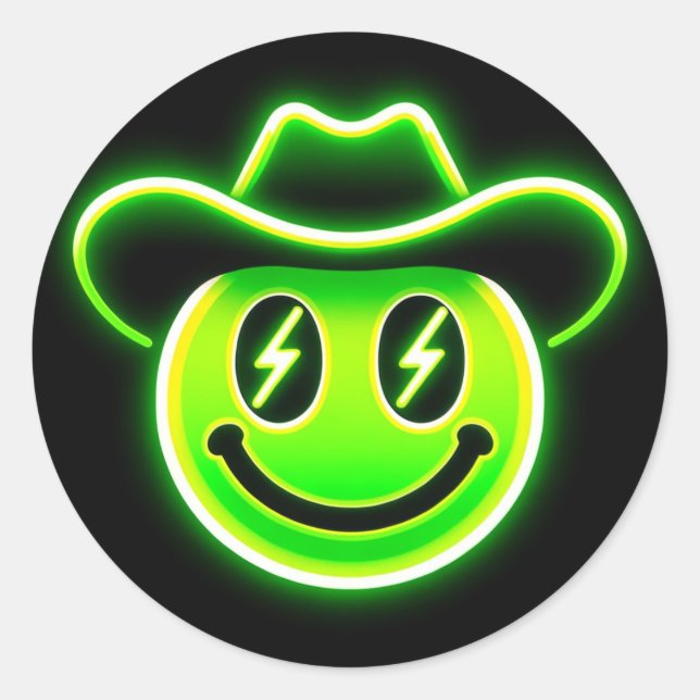 Electric Cowboy Sticker (Front)
