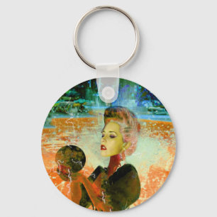 Electric cyborg key ring