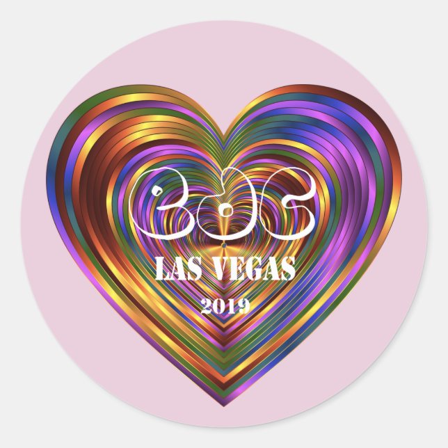 Electric Daisy Carnival - Las Vegas 2019 Classic Round Sticker (Front)