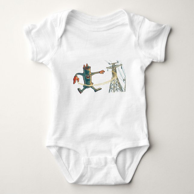 Electric Discotech  Baby Bodysuit (Front)