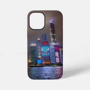 Electric Dreams - Futuristic Shanghai Skyline, A C iPhone 12 Mini Case