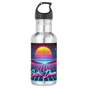 Electric Dreams Retro Neon Mug – 80s  532 Ml Water Bottle