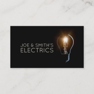 Electric, Electrician Business Card