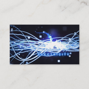 Electric Electrician Electricity Business Card