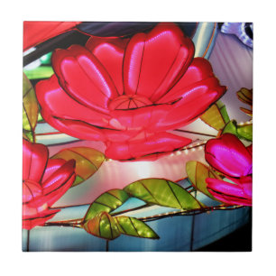 Electric Elegance in Rose Ceramic Tile