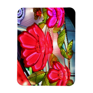 Electric Elegance in Rose Magnet
