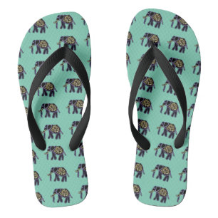 Electric Elephants Thongs