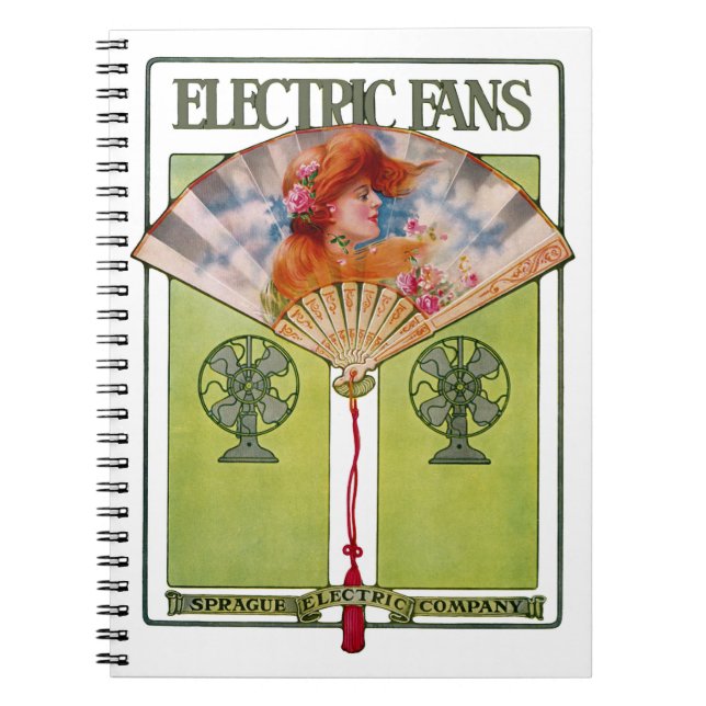 Electric Fan Ad Notebook (Front)