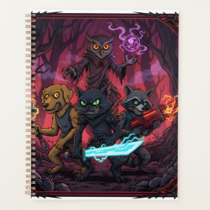 Electric Fantasy Animal Warrior Art Planner
