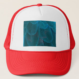 electric feathers trucker hat