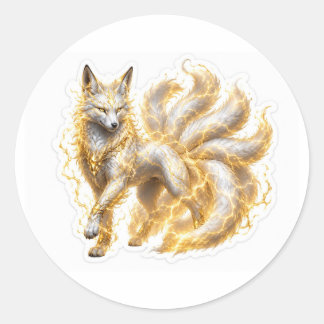 Electric Fox Sticker