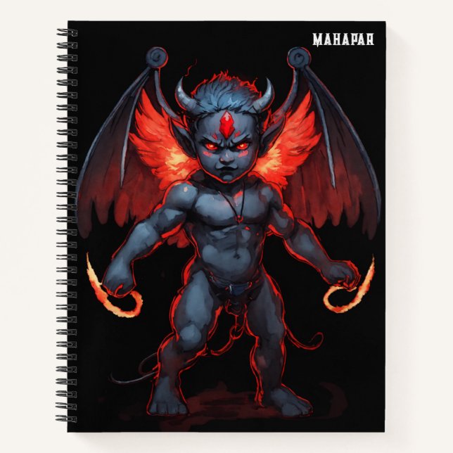 **Electric Fury Cherub** Notebook (Front)