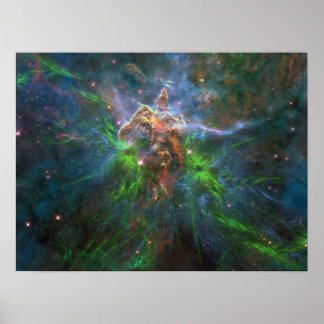 Electric Galaxy Poster