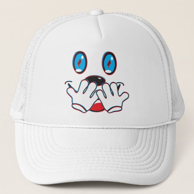 Electric Giggle Trucker Hat (Front)