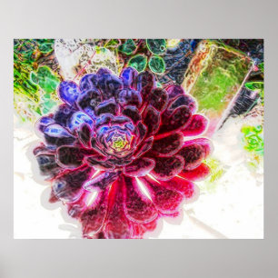 Electric Glow Poster