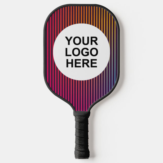 Electric Gradient Business Logo  Pickleball Paddle (Front)