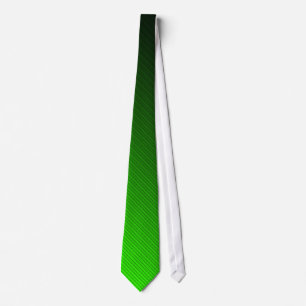 Electric Green Bevel-Stripped Neck Tie