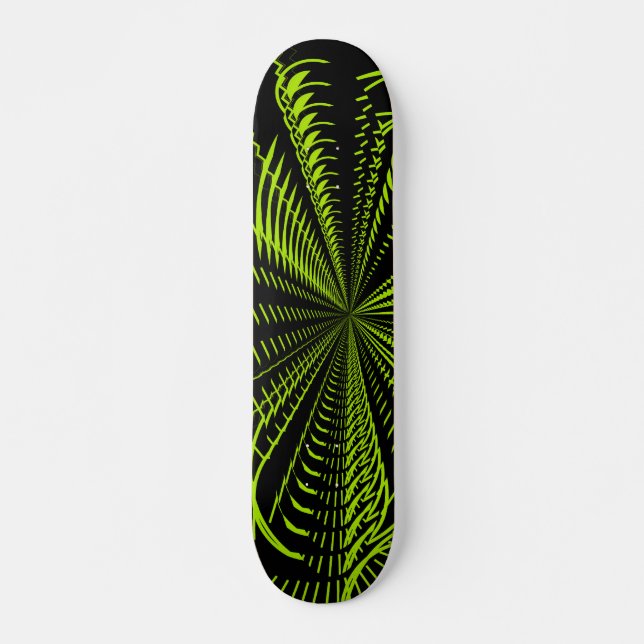 Electric  Green - Customised Skateboard (Front)