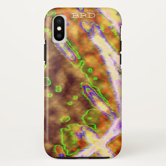 Electric Green Organic Case-Mate iPhone Case (Back)