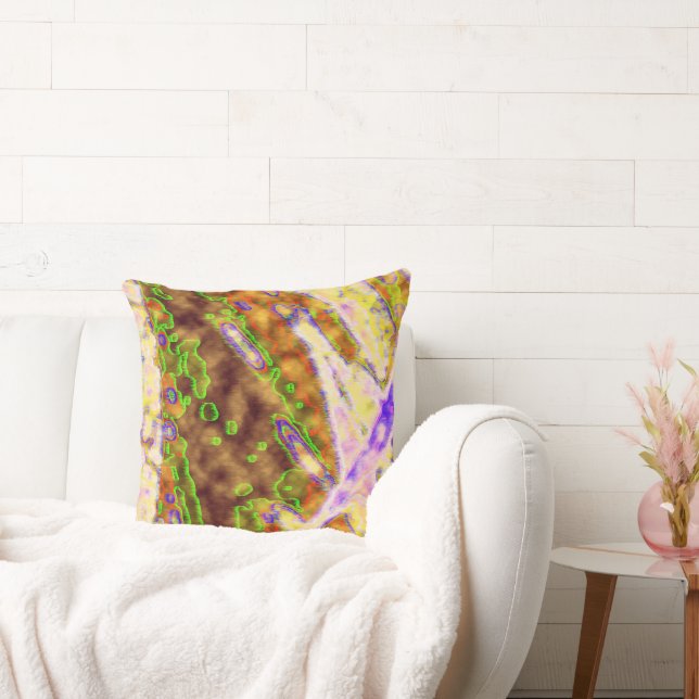 Electric Green Organic Cushion (Couch)