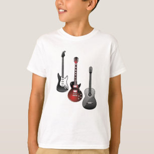 electric guitar, acoustic guitar T-Shirt