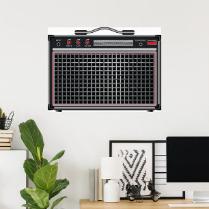 Electric Guitar Amplifier Poster