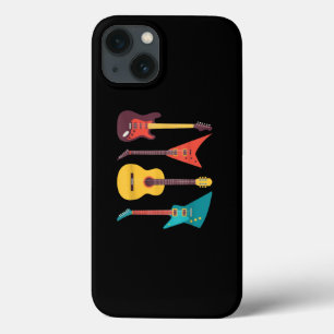 Electric Guitar And Acoustic Guitar Musician Gift iPhone 13 Case