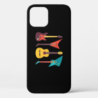 Electric Guitar And Acoustic Guitar Musician Gift