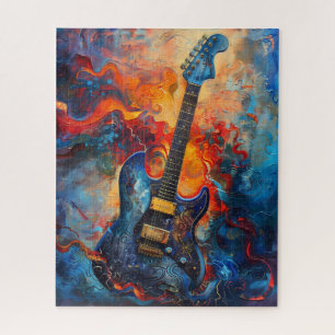 Electric Guitar Art Puzzle