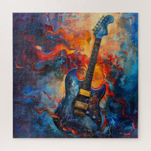 Electric Guitar Art Puzzle