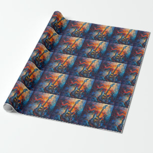 Electric Guitar Art Wrapping Paper