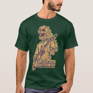 Electric Guitar Band Musician EGuitar Skeleton Gu T-Shirt