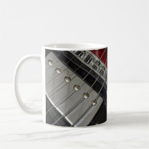 Electric Guitar Bridge, Strings Coffee Mug