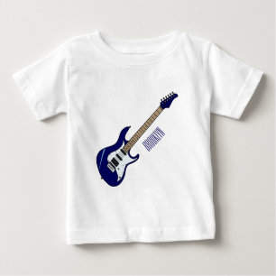 Electric guitar cartoon illustration baby T-Shirt