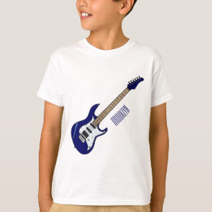 Electric guitar cartoon illustration T-Shirt