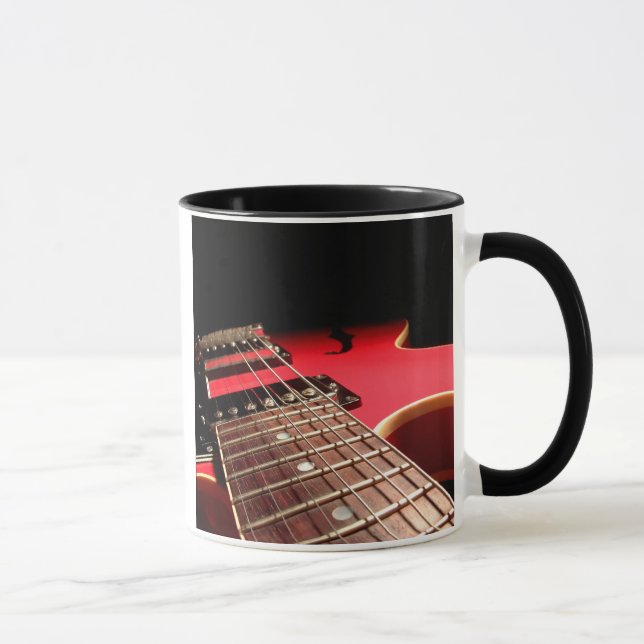 Electric Guitar Close Up - Original Red Mug (Right)