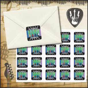 Electric Guitar Collection Spotlight Stickers