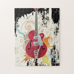 Electric Guitar Design Jigsaw Puzzle