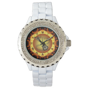 Electric Guitar~Fire Creation #3~From The Crucible Watch