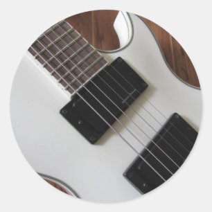 Electric Guitar Frets and Strings Sticker