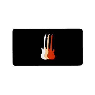 Electric Guitar - Guitar Player Music Label