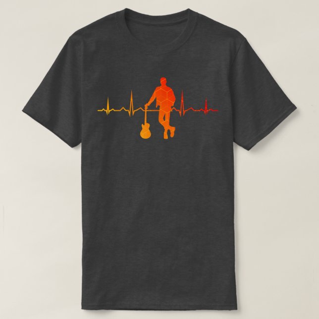 Electric guitar guitar player  T-Shirt (Design Front)
