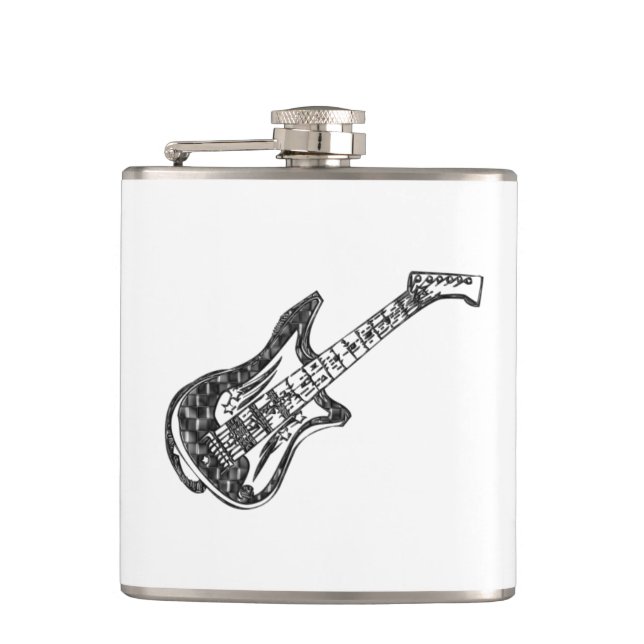 Electric Guitar Hip Flask (Front)