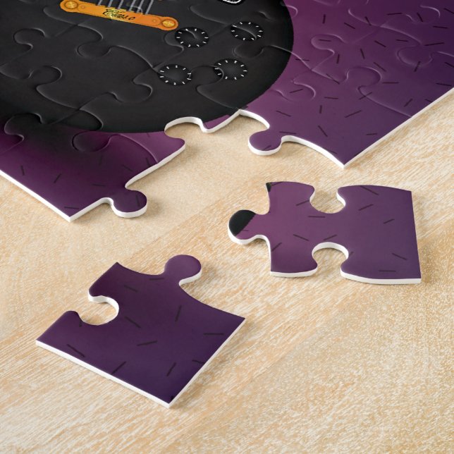 Electric Guitar Jigsaw Puzzle (Side)