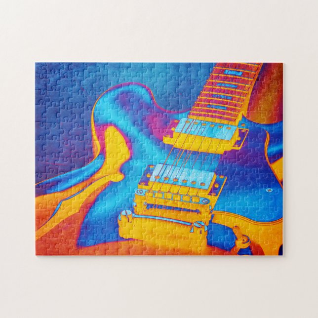Electric Guitar Jigsaw Puzzle (Horizontal)
