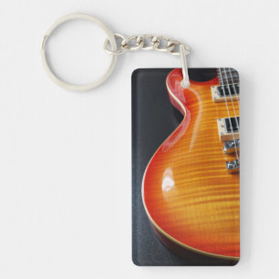Electric Guitar Keychain