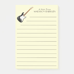 Electric Guitar Musician Music Teacher Post-it Notes