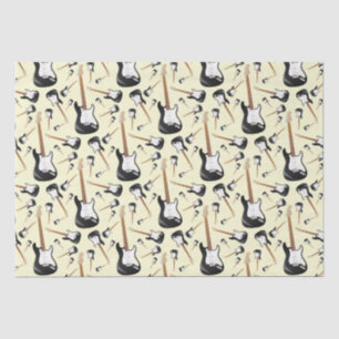 Electric Guitar Musician Music Teacher Tissue Paper