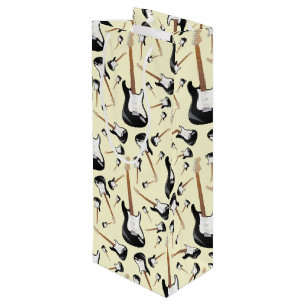 Electric Guitar Musician Music Teacher Wine Gift Bag